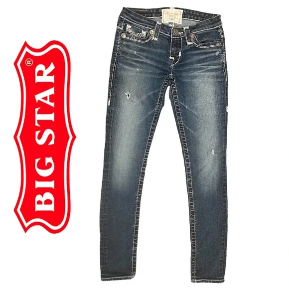 Big Star Liv Ankle Skinny Jeans 25 - Picture 1 of 15